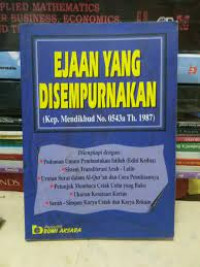 Image of Ejaan Yang Disempurnakan