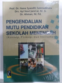 Image of Pengendalian Mutu Pendidikan Sekolah Menengah